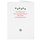 Two Black Cats (Back)