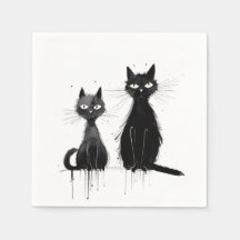 Two Black Cats