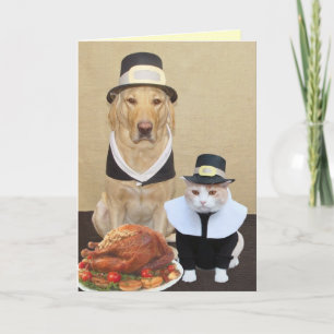 Two Blessed Pilgrims Holiday Card