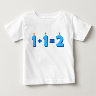 Two Blue 2nd Birthday Baby Boy T-Shirt