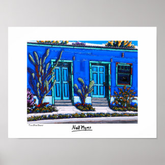 "Two Blue Doors" Poster