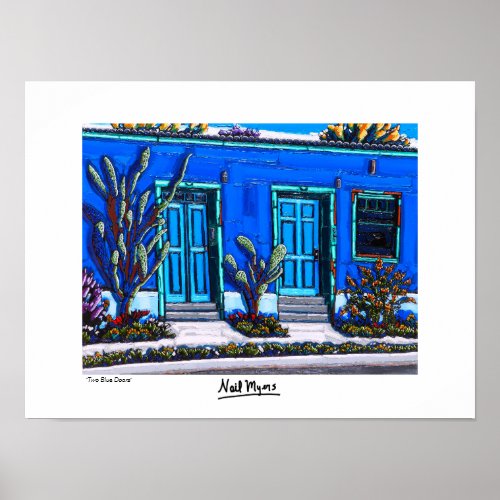 Two Blue Doors Poster