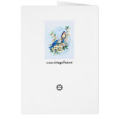 Two Bluebirds Cards (Back)