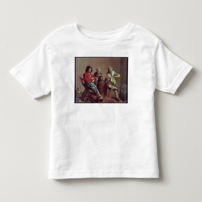 Two Boys and a Girl Making Music, 1629 Toddler T-shirt (Front)