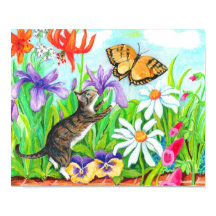 Two Branching Out kid's wall art - Daisy our Cat