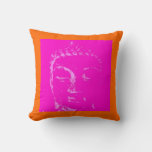 Two Branching Out Pink/orange Buddha Pillow at Zazzle