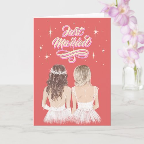 Two Brides Are Better Than One Greeting Card