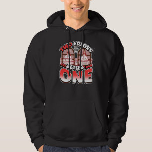 Two Brides Are Better Than One Lesbianlove Femme L Hoodie