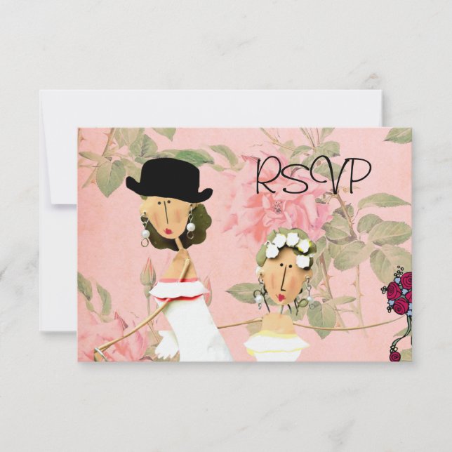 Two Brides RSVP (Front)