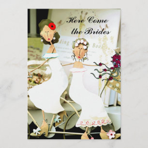 Two Brides Wedding Invitation