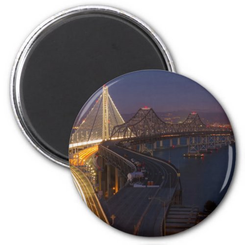 Two Bridges San FranciscoOakland Bay Bridge Magnet