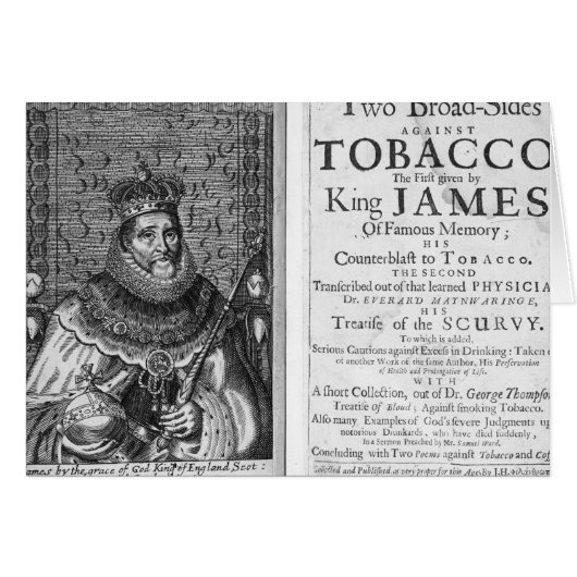 'Two Broadsides Against Tobacco Cards (Front Horizontal)
