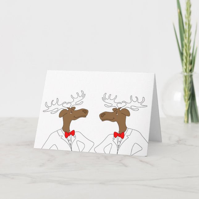 Two Bucks Anniversary Card (Front)