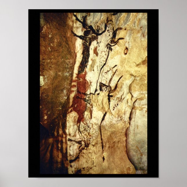Two Bulls', Lascaux, Dordogne_Art of Antiquity Poster (Front)