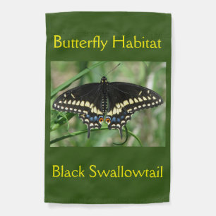 Two Butterflies Garden Flag