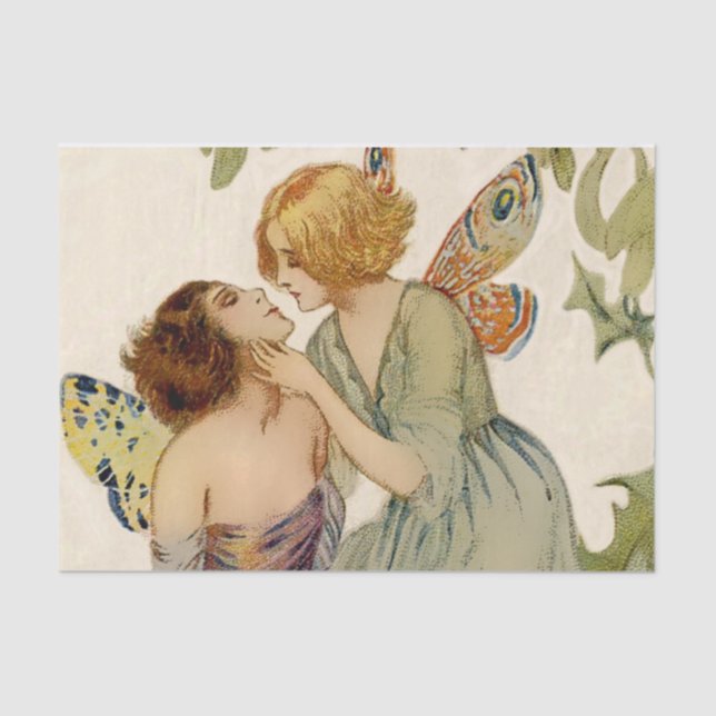 “Two Butterfly Fairies” by Erich Schutz Tissue Paper (Front)