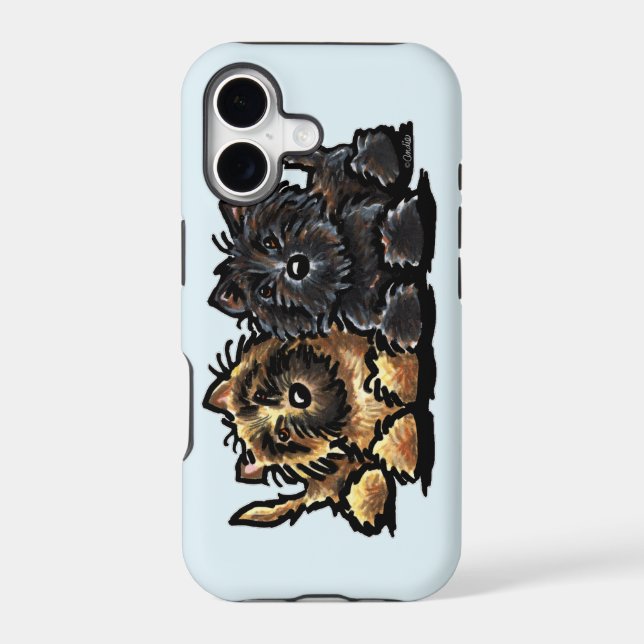 Two Cairn Terriers Iphone Case (Back)