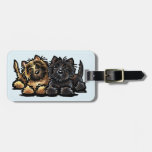 Two Cairn Terriers Luggage Tag at Zazzle