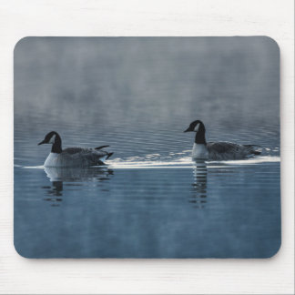 Two Canada Geese on the Lake Mouse Pad