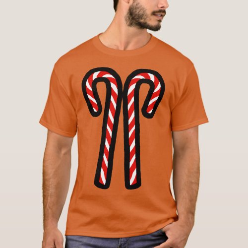 Two Candy Canes for Christmas T_Shirt