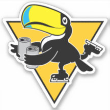 Two Cans Main Logo Custom-Cut Vinyl Sticker