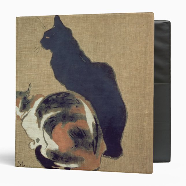 Two Cats, 1894 Binder (Front/Inside)