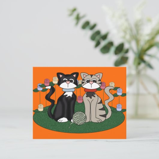 Two Cats Birthday party (Standing Front)