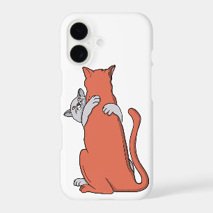 Two Cats Embrace Friendship iPhone 17 Case