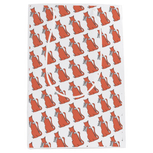 Two Cats Embrace Friendship Medium Gift Bag