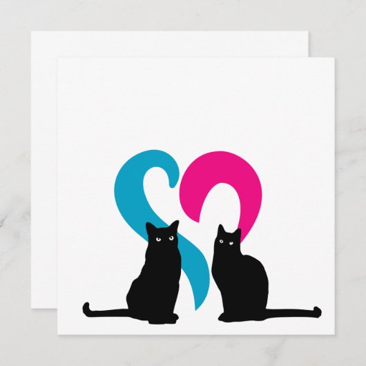 Two cats in love (Front/Back)