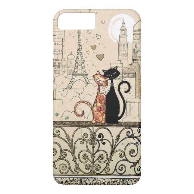 Two Cats in Love Case-Mate iPhone Case (Back)
