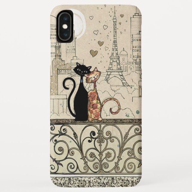 Two Cats in Love Case-Mate iPhone Case (Back)