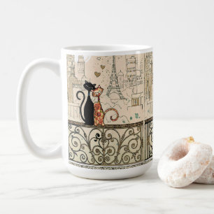 Two Cats in Love Coffee Mug