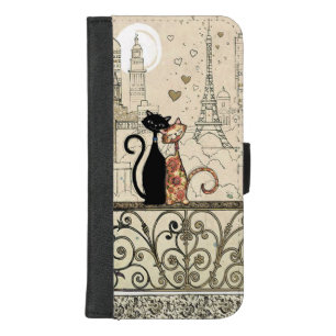 Two Cats in Love iPhone 8/7 Plus Wallet Case
