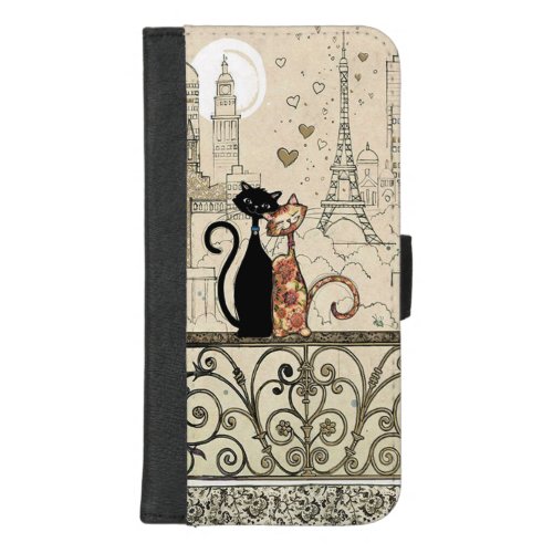 Two Cats in Love iPhone 87 Plus Wallet Case