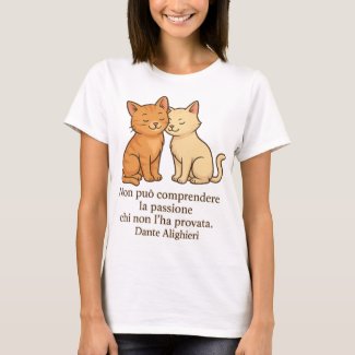 Two cats in love who represent love T-Shirt