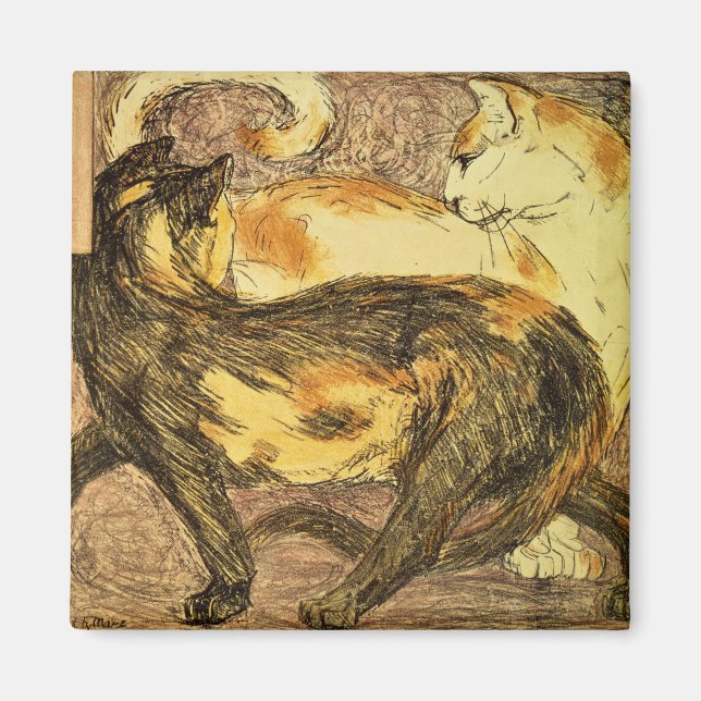 Two Cats Magnet (Front)