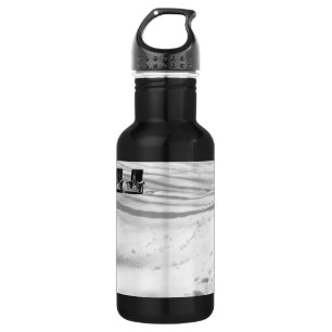 Two Chairs Buried In Snow Water Bottle