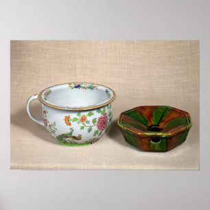 Two chamber pots poster