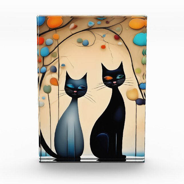 Two Charming Cats Photo Block (Front)