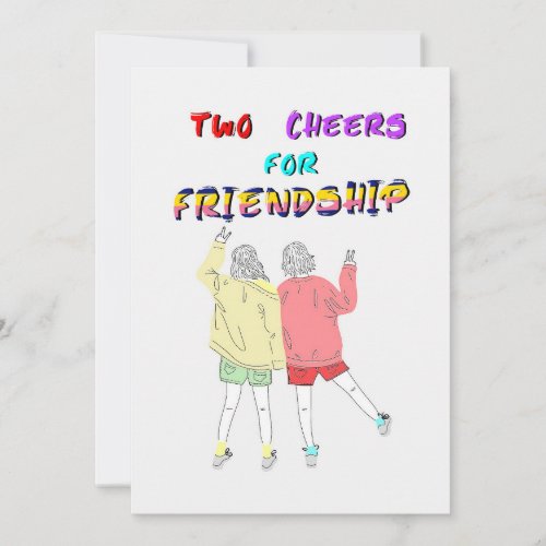 Two Cheers For Friendship 30 Girls July Friends Save The Date