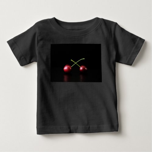 Two Cherries iccna Baby T_Shirt