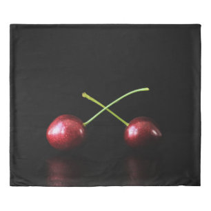 Two Cherries kccna Duvet Cover