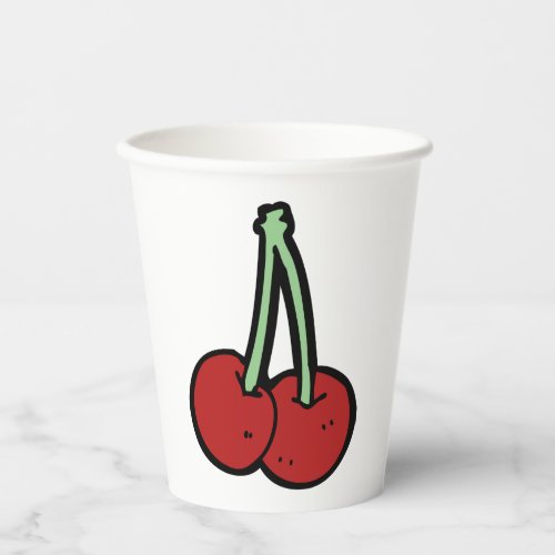 Two Cherries Paper Cups