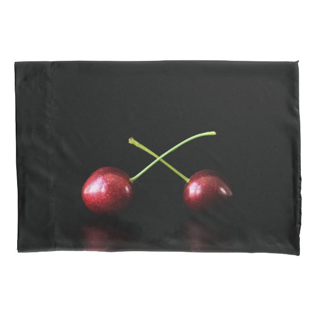 Two Cherries pccna Pillow Case (Front)
