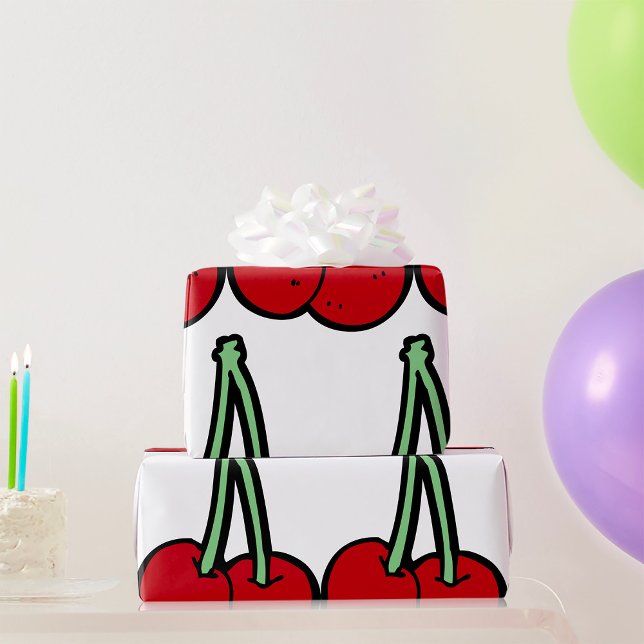Two Cherries Wrapping Paper (Creator Uploaded)