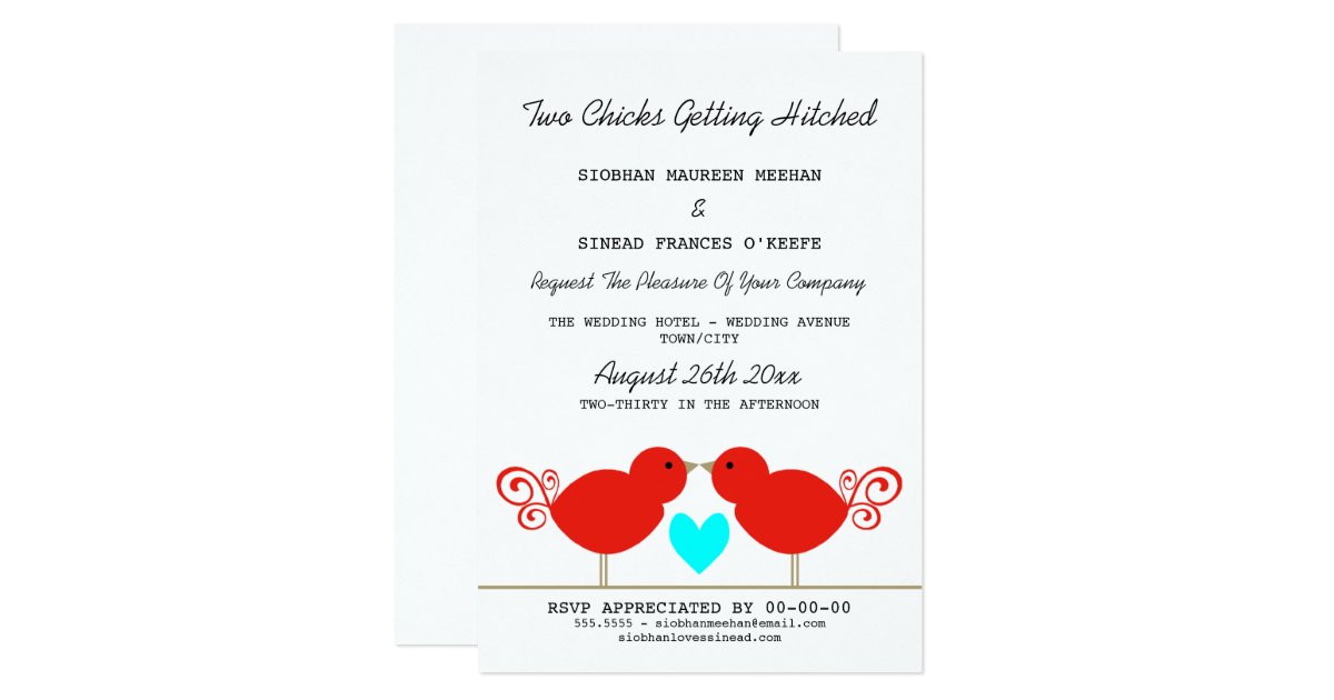 Ian Wedding Invitations Announcements Zazzle Two Getting Hitched Ian Wedding Card