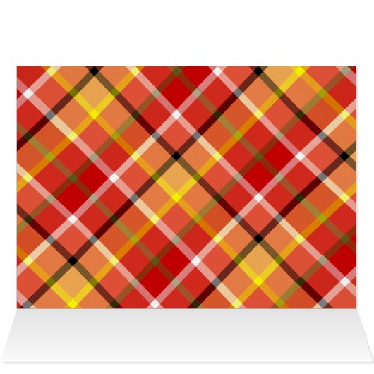 Two Chocolate Labradors with Love Cartoon Tartan (Inside Horizontal (Top))