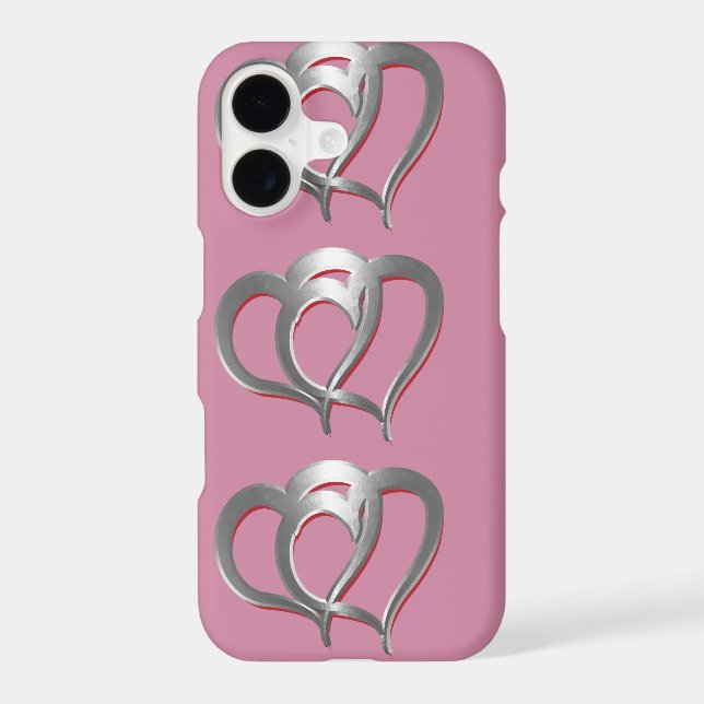 Two Chrome Hearts Iphone Case (Back)