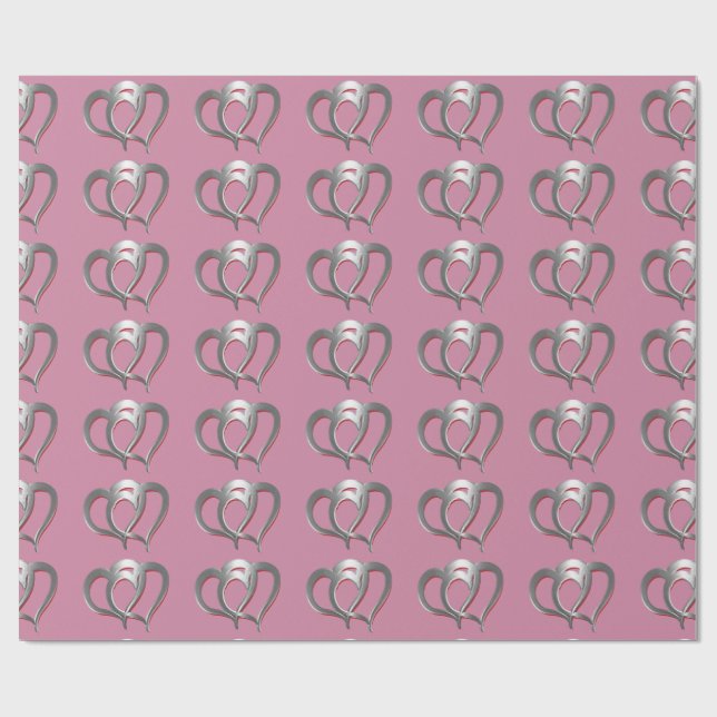 Two Chrome Hearts Wrapping Paper | Zazzle